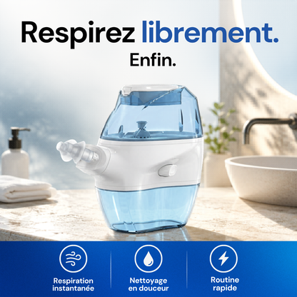 Respure Flow — Irrigateur nasal à double action rinçage + aspiration